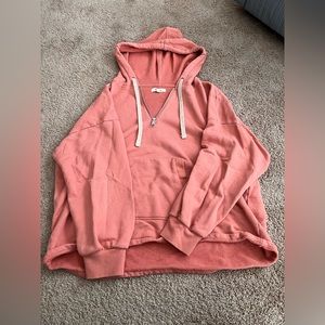 Madewell Quarter Zip Hoodie